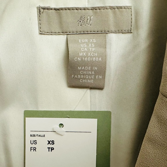 H&M Single-Breasted Jacket in Light Beige - Picture 9 of 10